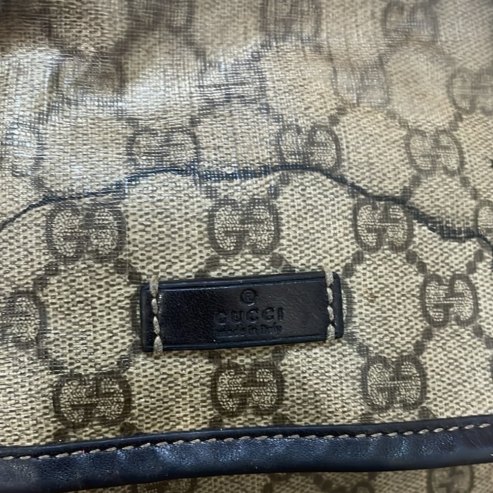 Vintage Gucci GG Supreme Monogram Small Crossbody Flap Bag - Picture 8 of 16